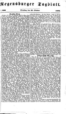 Regensburger Tagblatt Dienstag 27. Oktober 1874