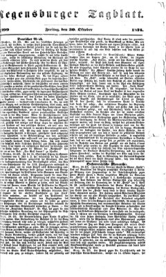 Regensburger Tagblatt Freitag 30. Oktober 1874