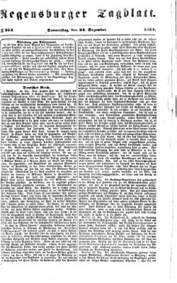 Regensburger Tagblatt Donnerstag 24. Dezember 1874