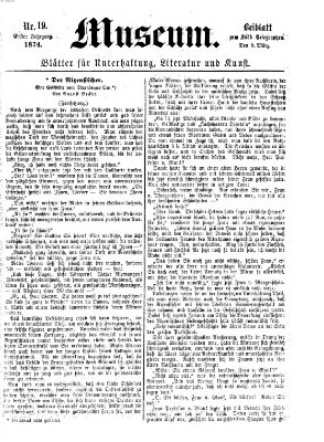 Museum (Süddeutscher Telegraph) Donnerstag 5. März 1874