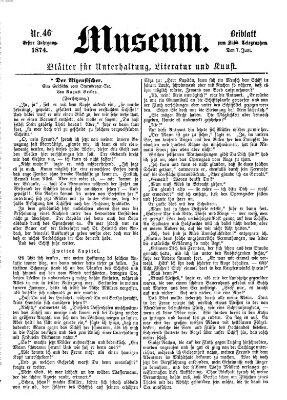 Museum (Süddeutscher Telegraph) Sonntag 7. Juni 1874