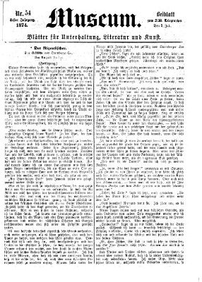 Museum (Süddeutscher Telegraph) Sonntag 5. Juli 1874