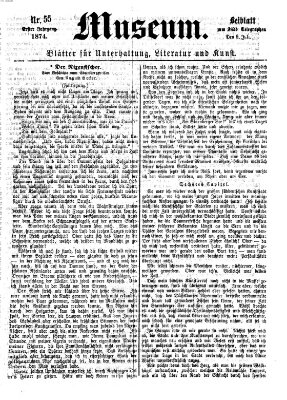 Museum (Süddeutscher Telegraph) Donnerstag 9. Juli 1874