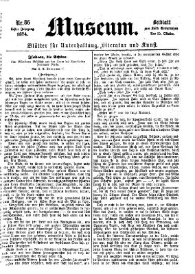 Museum (Süddeutscher Telegraph) Sonntag 25. Oktober 1874