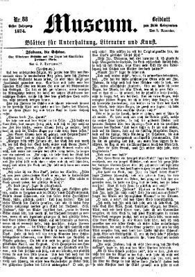 Museum (Süddeutscher Telegraph) Donnerstag 5. November 1874