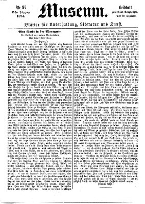 Museum (Süddeutscher Telegraph) Donnerstag 10. Dezember 1874