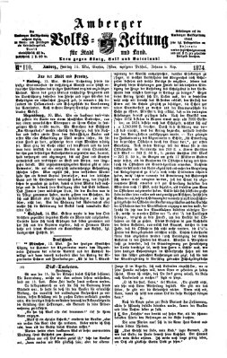 Amberger Volks-Zeitung für Stadt und Land Freitag 15. Mai 1874