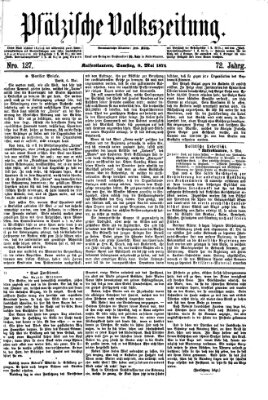 Pfälzische Volkszeitung Samstag 9. Mai 1874