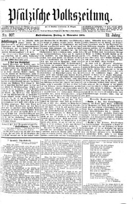 Pfälzische Volkszeitung Freitag 6. November 1874