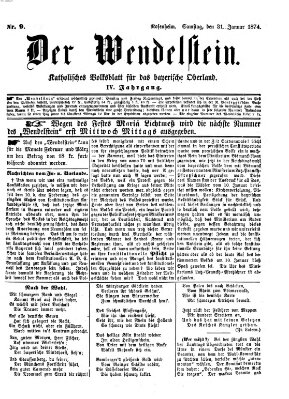 Wendelstein Samstag 31. Januar 1874