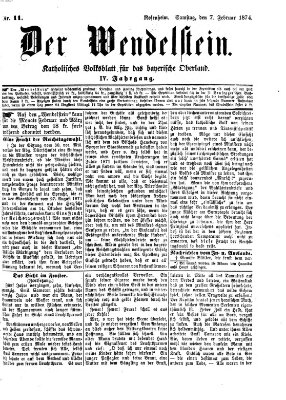 Wendelstein Samstag 7. Februar 1874