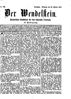 Wendelstein Mittwoch 28. Oktober 1874