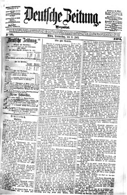 Deutsche Zeitung Donnerstag 2. Juli 1874