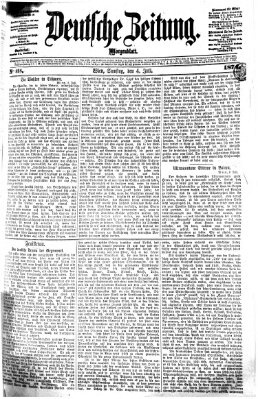 Deutsche Zeitung Samstag 4. Juli 1874