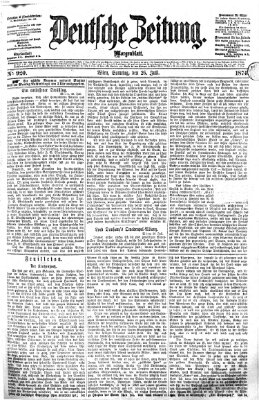 Deutsche Zeitung Sonntag 26. Juli 1874