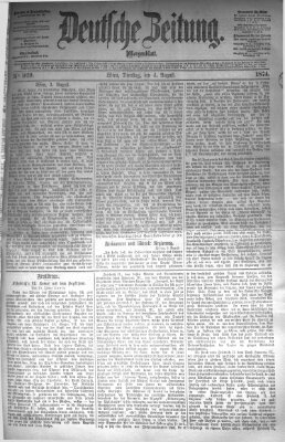 Deutsche Zeitung Dienstag 4. August 1874