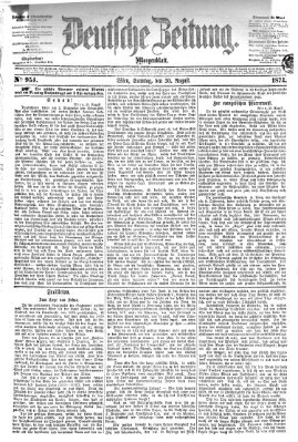 Deutsche Zeitung Sonntag 30. August 1874