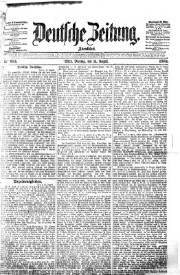 Deutsche Zeitung Montag 31. August 1874