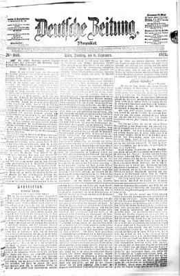 Deutsche Zeitung Dienstag 8. September 1874