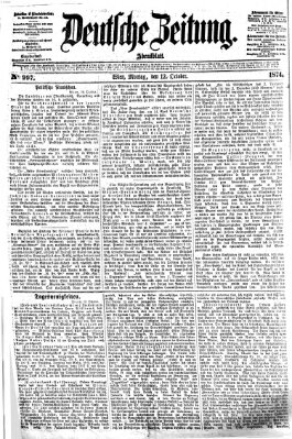 Deutsche Zeitung Montag 12. Oktober 1874