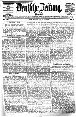 Deutsche Zeitung Mittwoch 14. Oktober 1874