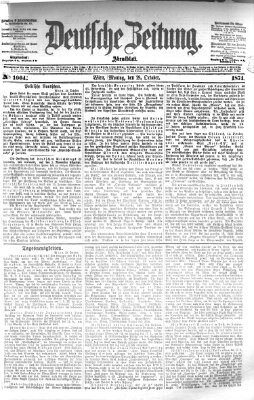 Deutsche Zeitung Montag 19. Oktober 1874