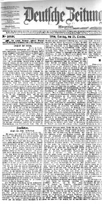 Deutsche Zeitung Sonntag 25. Oktober 1874