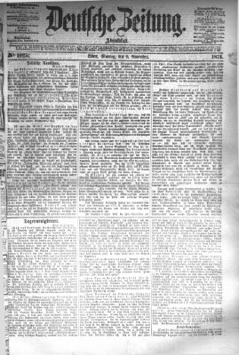 Deutsche Zeitung Montag 9. November 1874