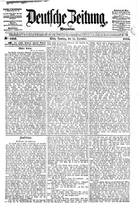 Deutsche Zeitung Sonntag 13. Dezember 1874