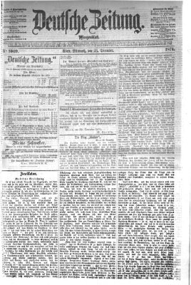 Deutsche Zeitung Mittwoch 23. Dezember 1874