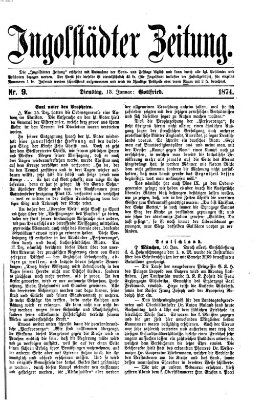 Ingolstädter Zeitung (Neue Ingolstädter Zeitung) Dienstag 13. Januar 1874