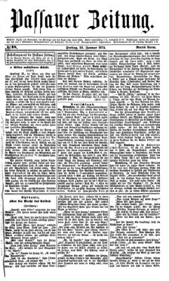 Passauer Zeitung Freitag 23. Januar 1874