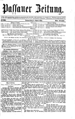 Passauer Zeitung Donnerstag 9. April 1874