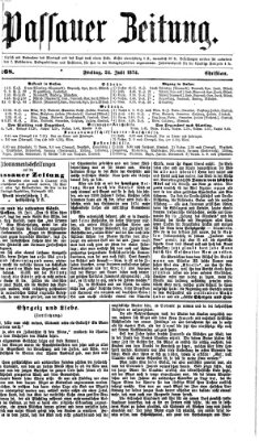 Passauer Zeitung Freitag 24. Juli 1874