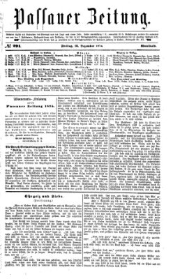 Passauer Zeitung Freitag 18. Dezember 1874