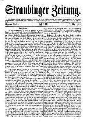 Straubinger Zeitung Sonntag 17. Mai 1874