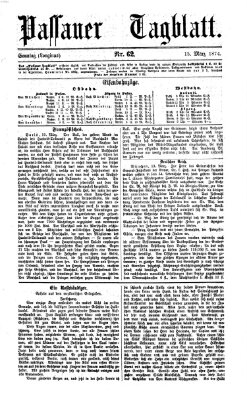 Passauer Tagblatt Sonntag 15. März 1874