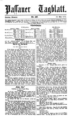 Passauer Tagblatt Sonntag 10. Mai 1874