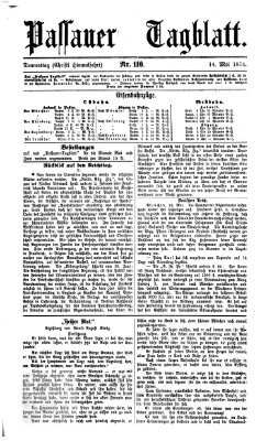 Passauer Tagblatt Donnerstag 14. Mai 1874