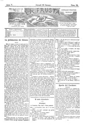 La frusta Donnerstag 29. Januar 1874