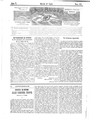 La frusta Dienstag 21. Juli 1874