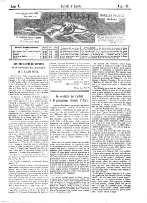 La frusta Dienstag 4. August 1874