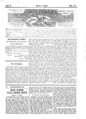 La frusta Freitag 7. August 1874