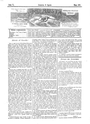 La frusta Sonntag 9. August 1874