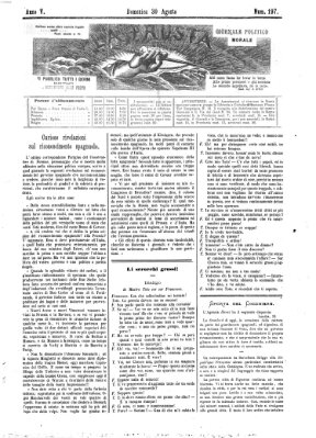 La frusta Sonntag 30. August 1874