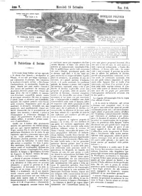 La frusta Mittwoch 16. September 1874