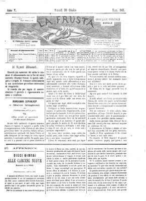 La frusta Freitag 30. Oktober 1874