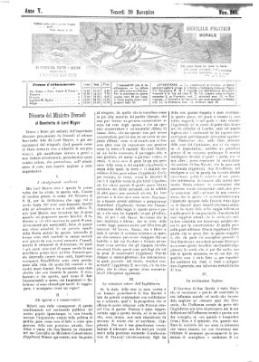 La frusta Freitag 20. November 1874