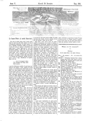 La frusta Donnerstag 24. Dezember 1874