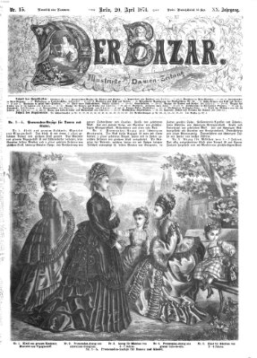 Der Bazar Montag 20. April 1874